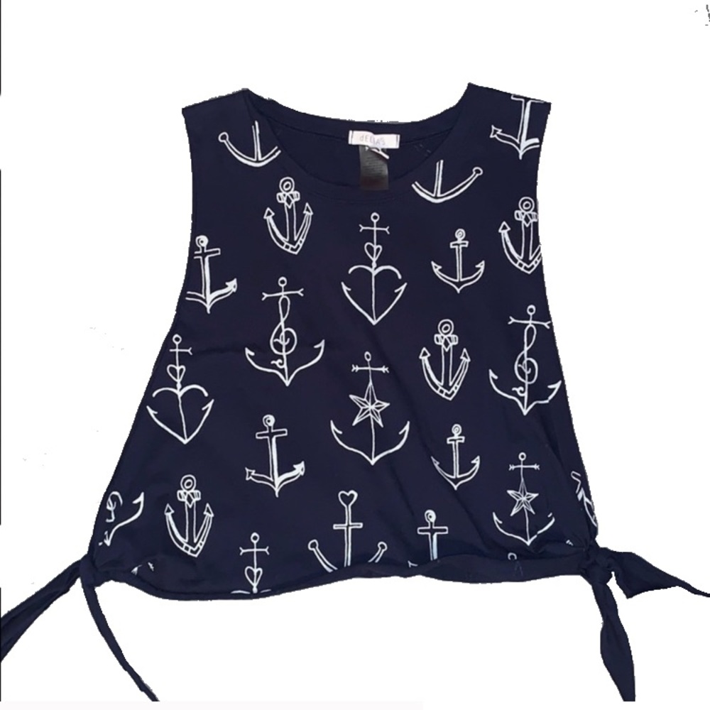 Cropped Anchor Top